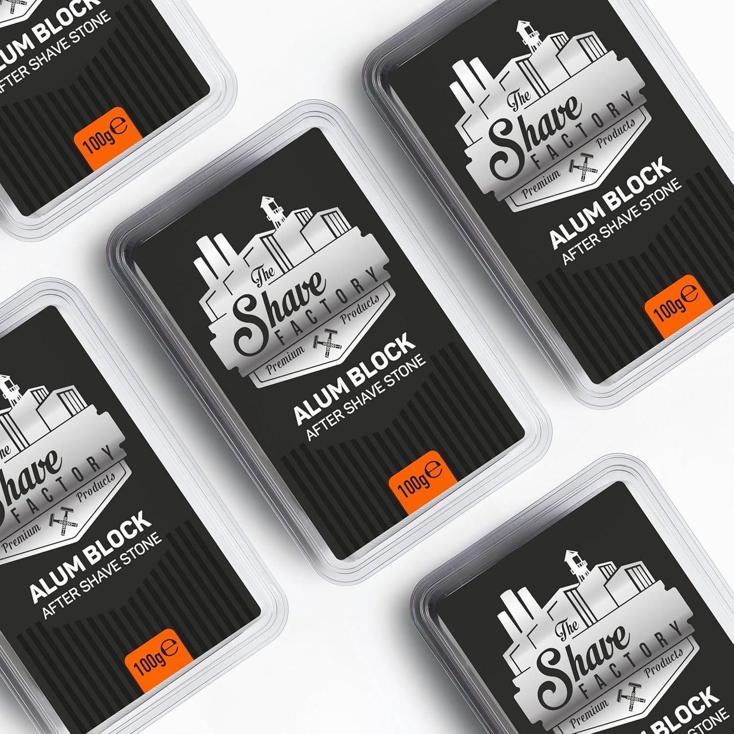 The Shave Factory Alum Block Aftershave for Shaving Razor 100g / 3.53 oz