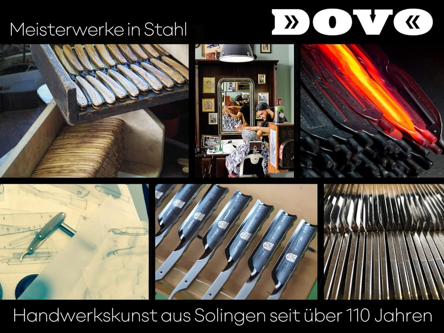 DOVO Shavette Straight Razor with Exchangeable Blade