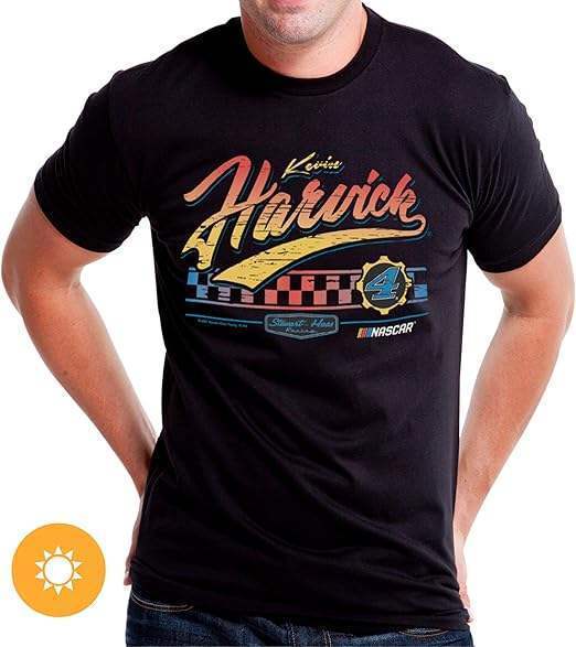 NASCAR Mens Classic Crew Tee - Kevin Harvick - 3 Black by DelSol for Men - 1 Pc T-Shirt (3XL)