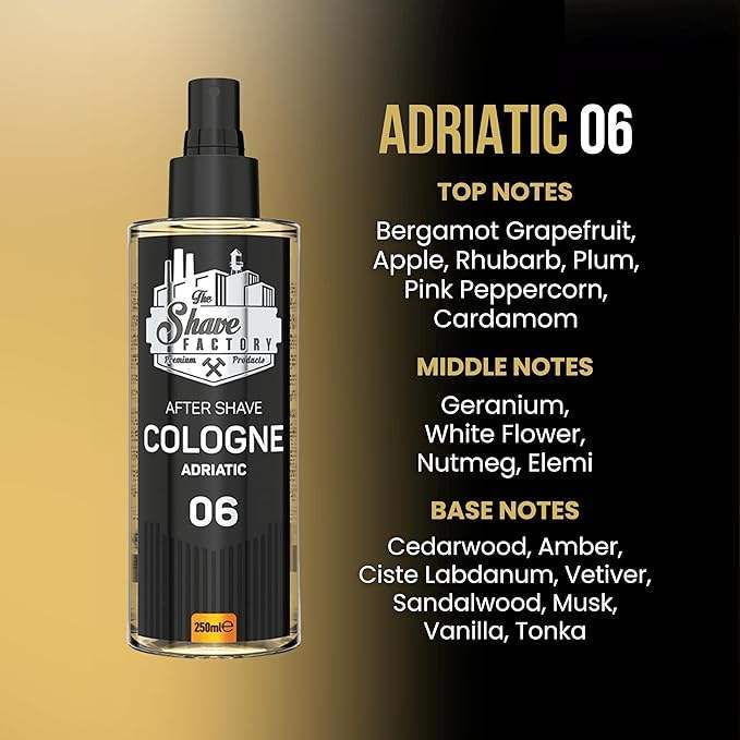 The Shave Factory After Shave Cologne 06 Adriatic 16.9 oz