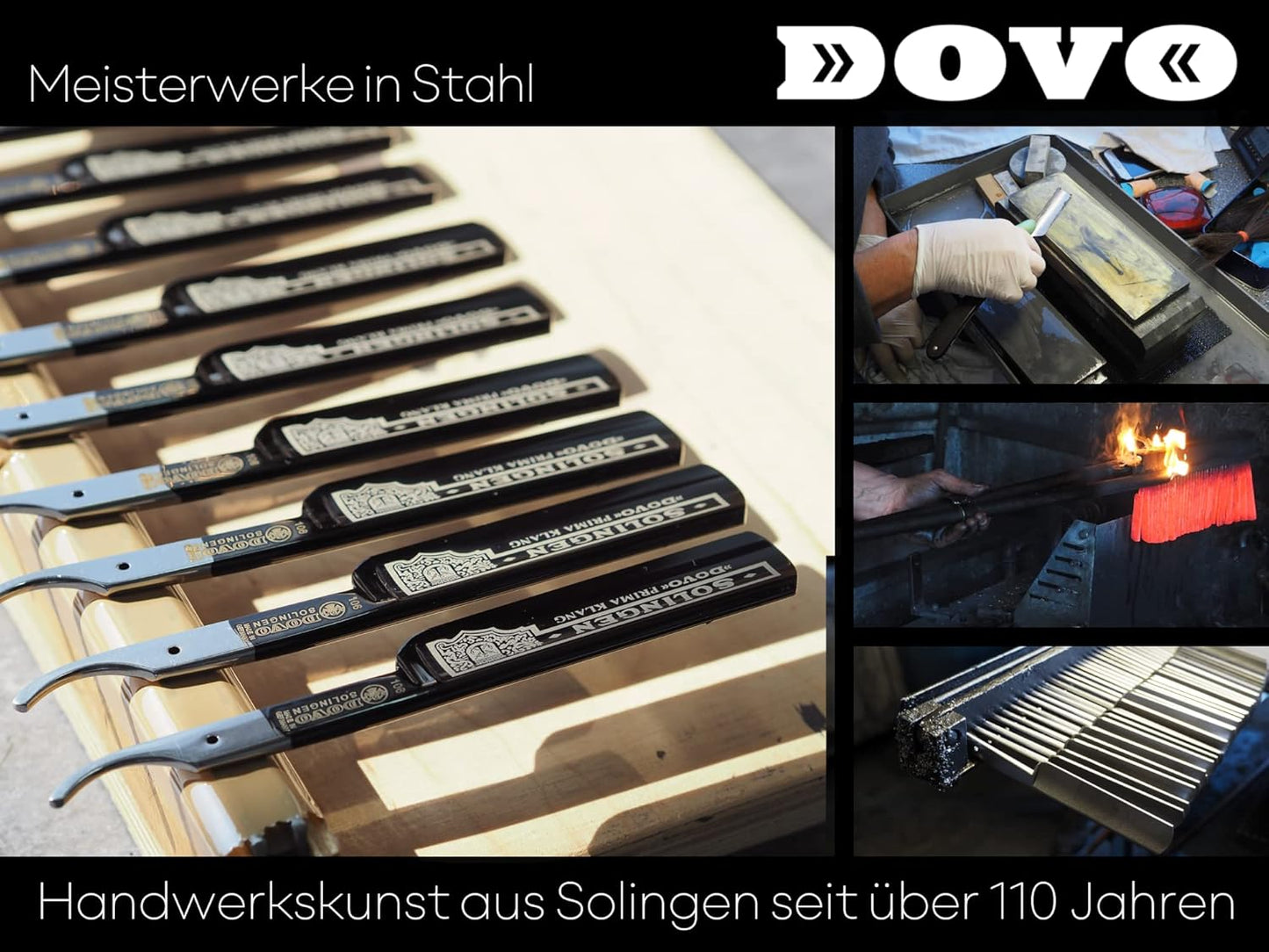 DOVO Shavette Straight Razor with Exchangeable Blade