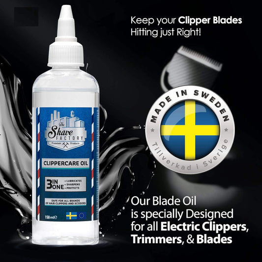 The Shave Factory Clippercare Oil 150ml / 5.07 oz