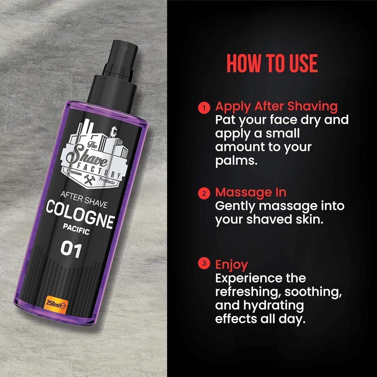 The Shave Factory After Shave Cologne 11 Baltic 16.9 oz