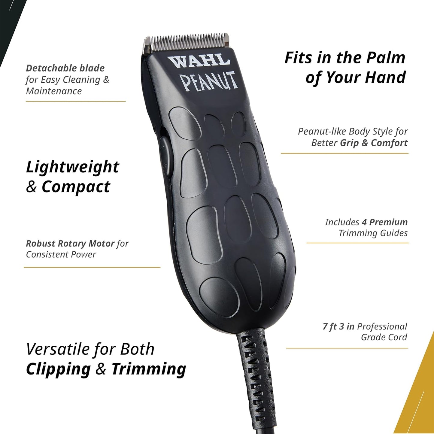 Wahl Peanut Clipper/Trimmer - Black