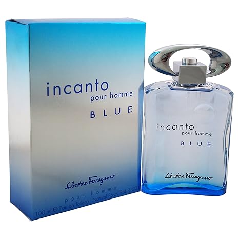Incanto Blue by Salvatore Ferragamo for Men - 3.4 oz EDT Spray