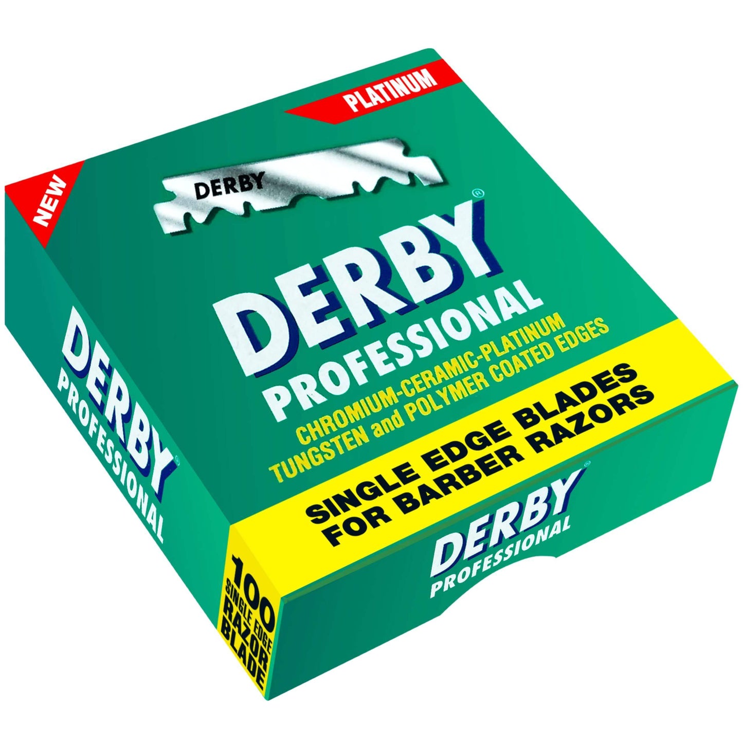 The Shave Factory Straight Edge Razor Kit (Matte / 200 Derby Professional Single Edge Razor Blades) - BarberSets