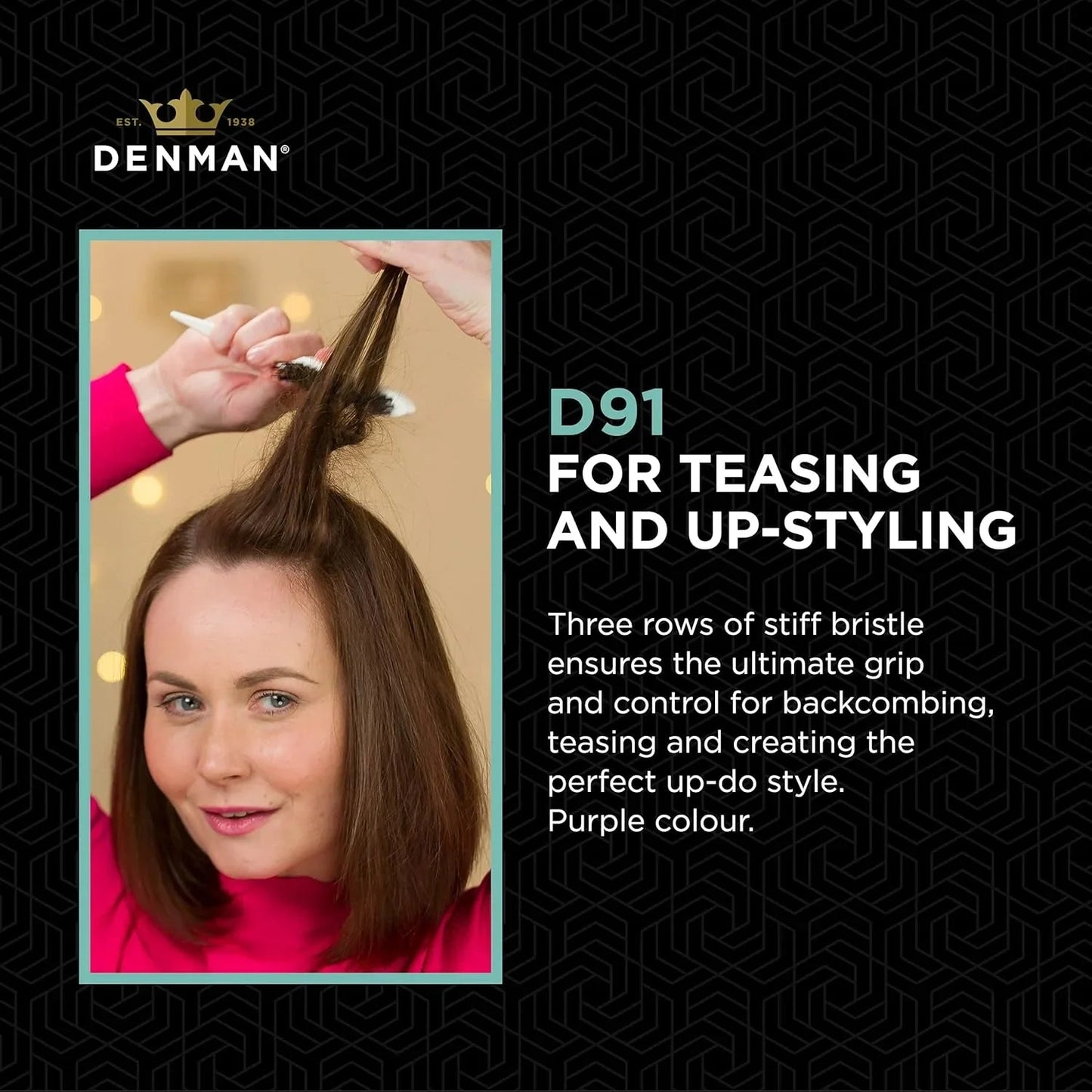 Denman 3 Row Dressing Out Brush