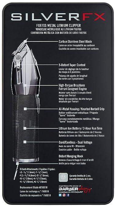 BABYLISS PRO FX870S Silver FX Clipper - BarberSets