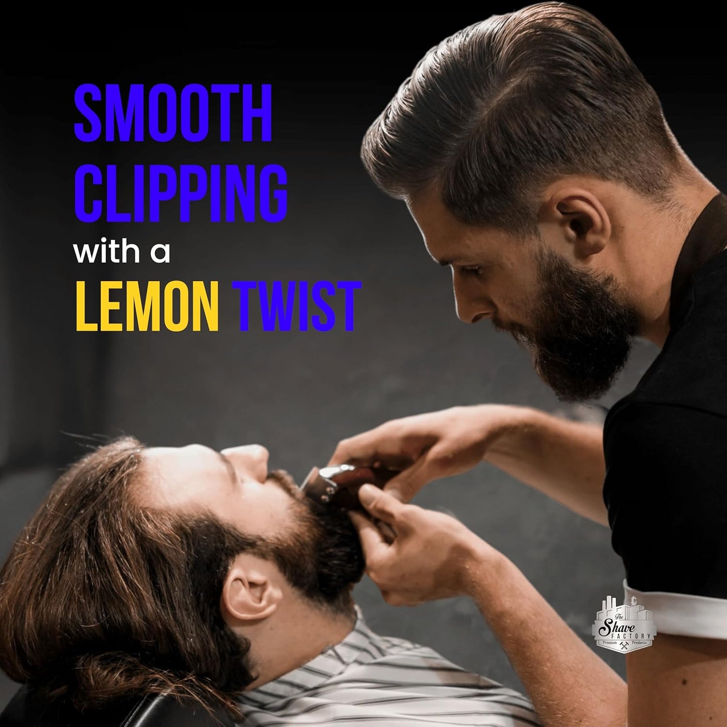 The Shave Factory ClipperCare PLUS+ 6in1 Spray LEMON - 500ml / 16.9 oz