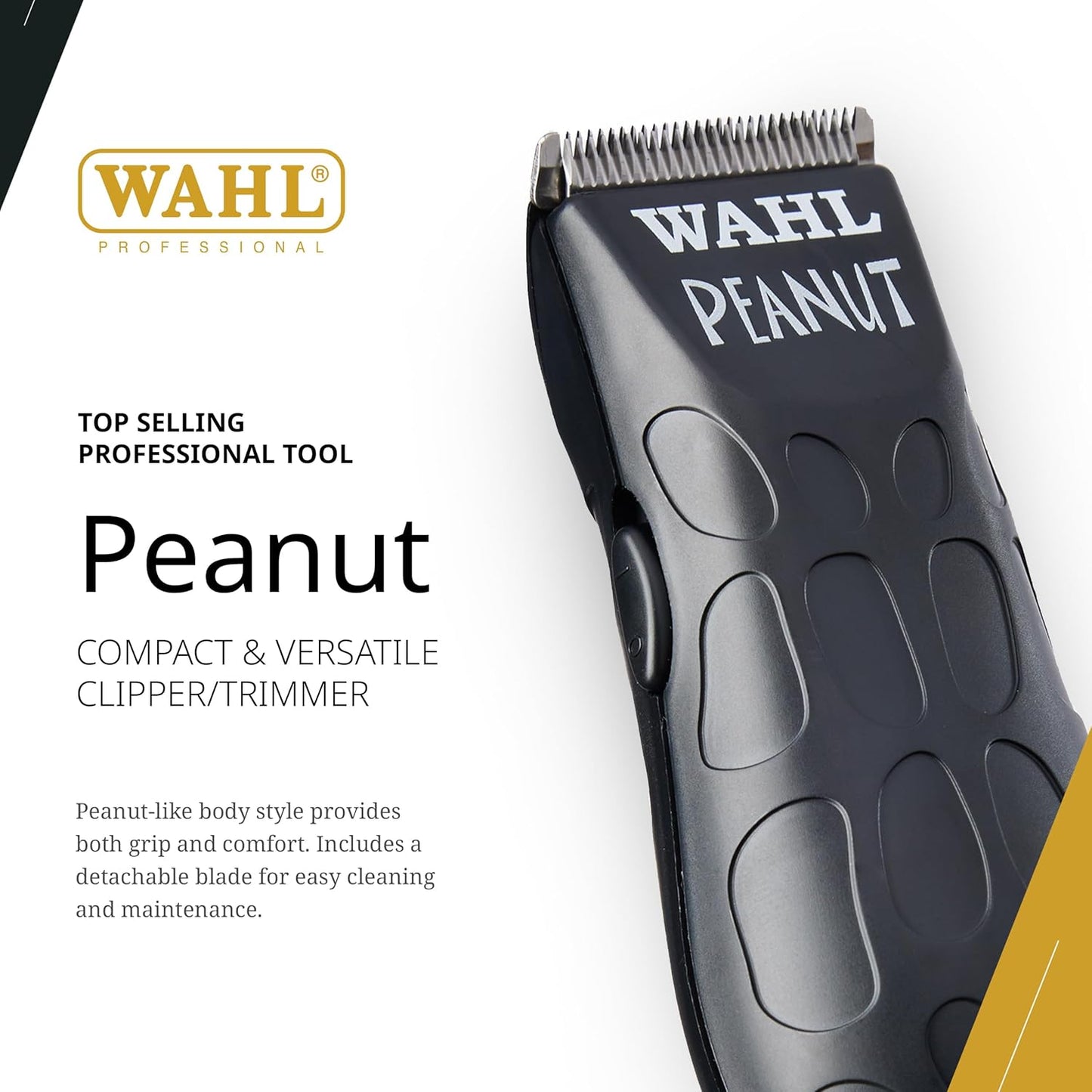 Wahl Peanut Clipper/Trimmer - Black