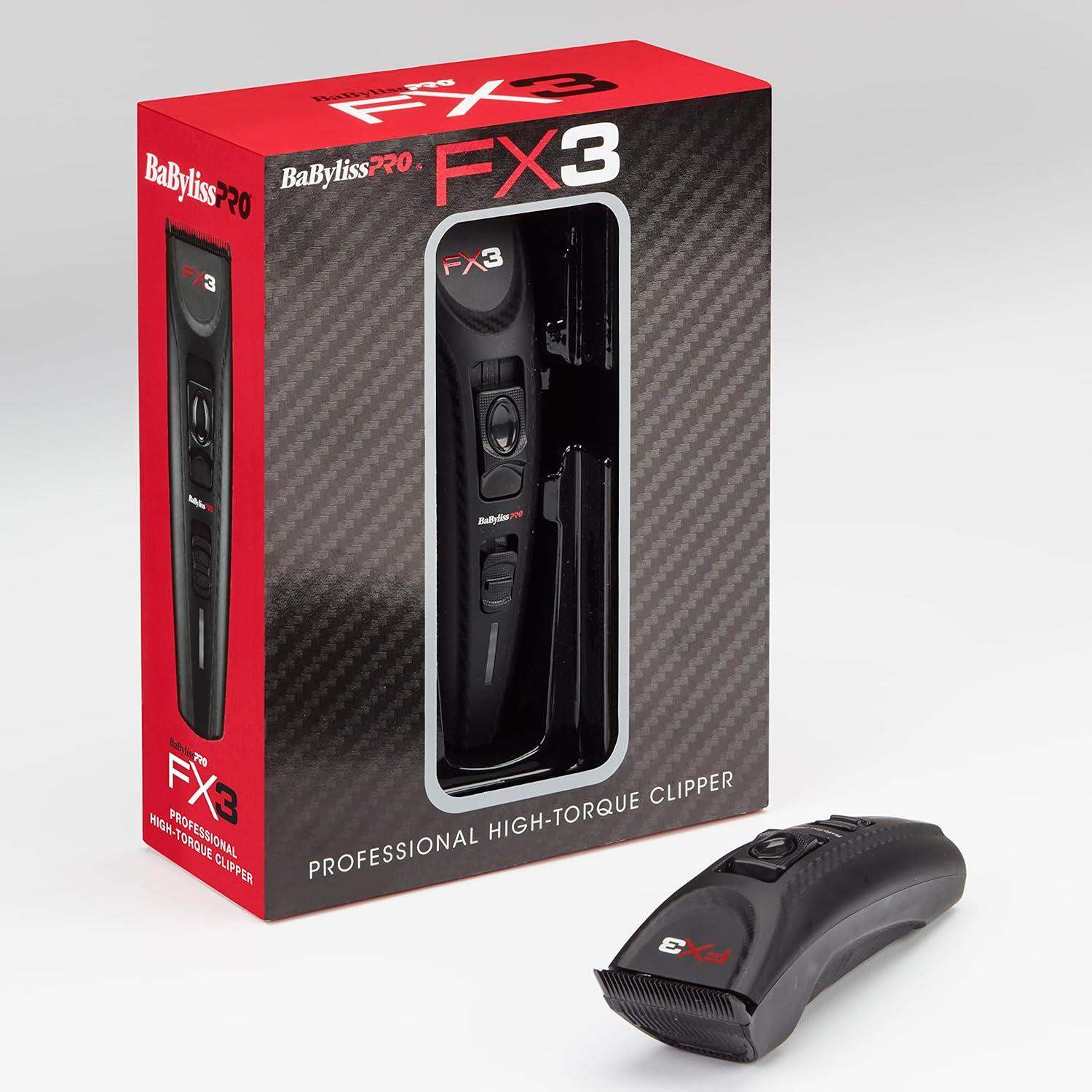 BABYLISS PRO X3 COLLECTION CLIPPER - BLACK BB-FXX3CB - BarberSets