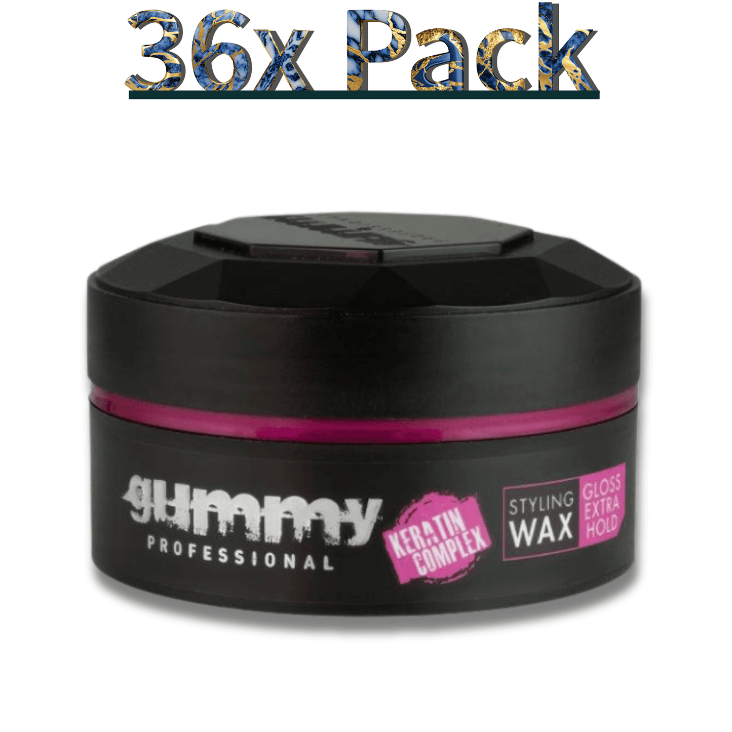 Gummy Hair Styling Wax Extra Gloss Multipack