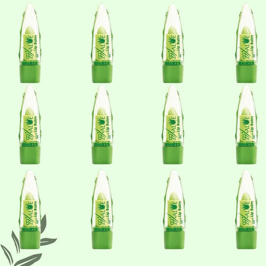 BioRLX 99% Purity Aloe Vera Color Free and Paraben Free Lip Balm