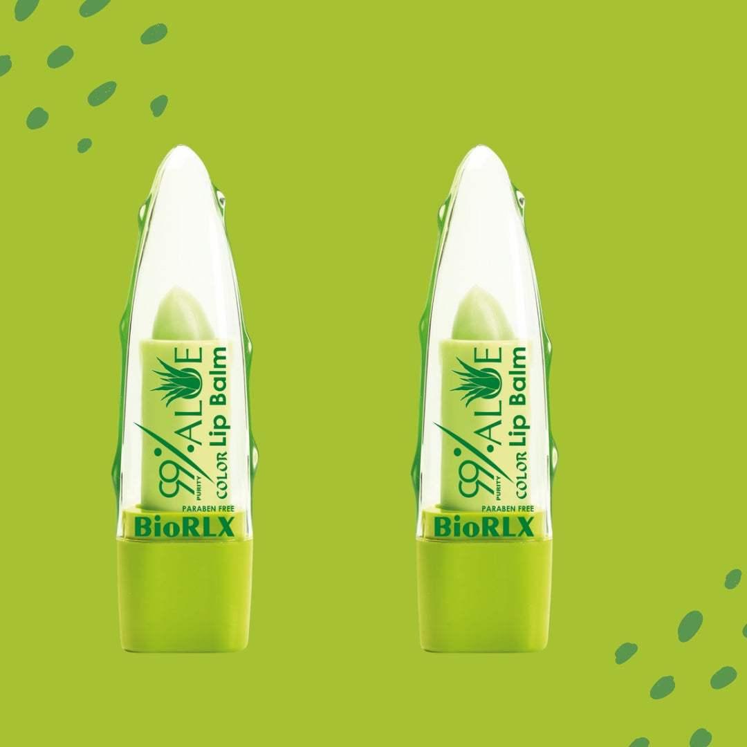 BioRLX 99% Pure Aloe Vera Tinted Moisturizing Lip Balm