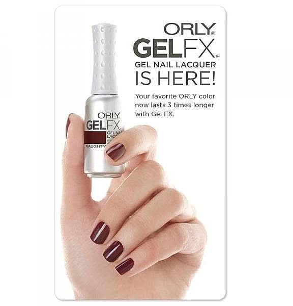 Orly Gelfx Gel Nail Color 0.3 Fl Oz / 9 Ml Naughty