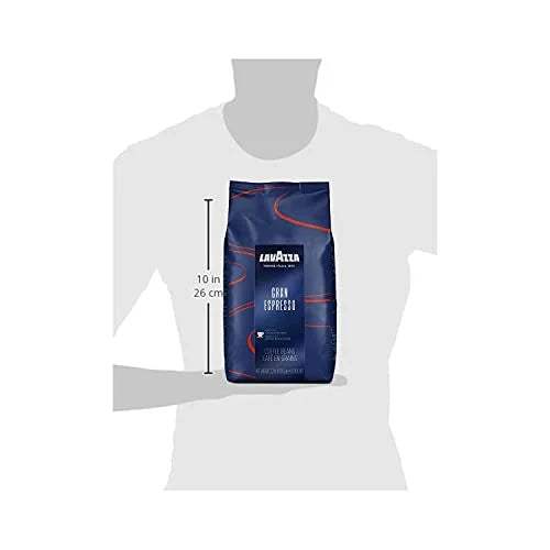 Gran Espresso Roast Whole Bean Coffee by Lavazza for Unisex - 35.2 oz Coffee