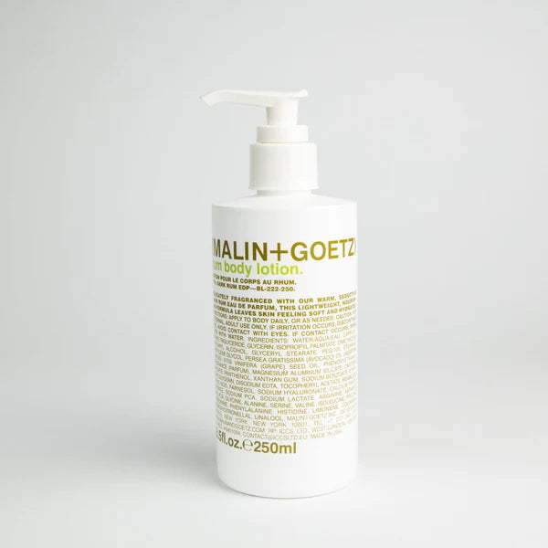 Rum Body Lotion by Malin + Goetz for Unisex - 8.5 oz Body Lotion