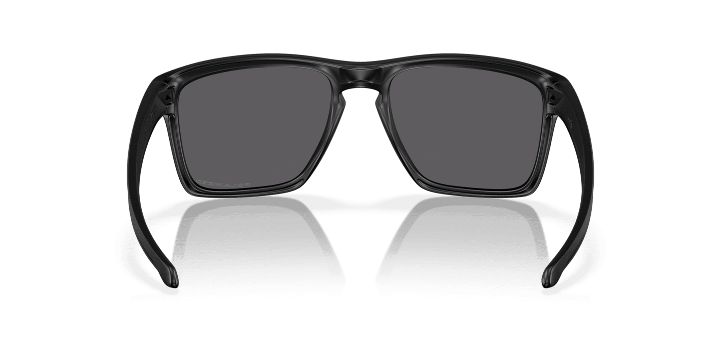 Oakley Sliver OO9341-01 - Matte Black-Grey Polarized by Oakley for Men - 57-18-140 mm Sunglasses