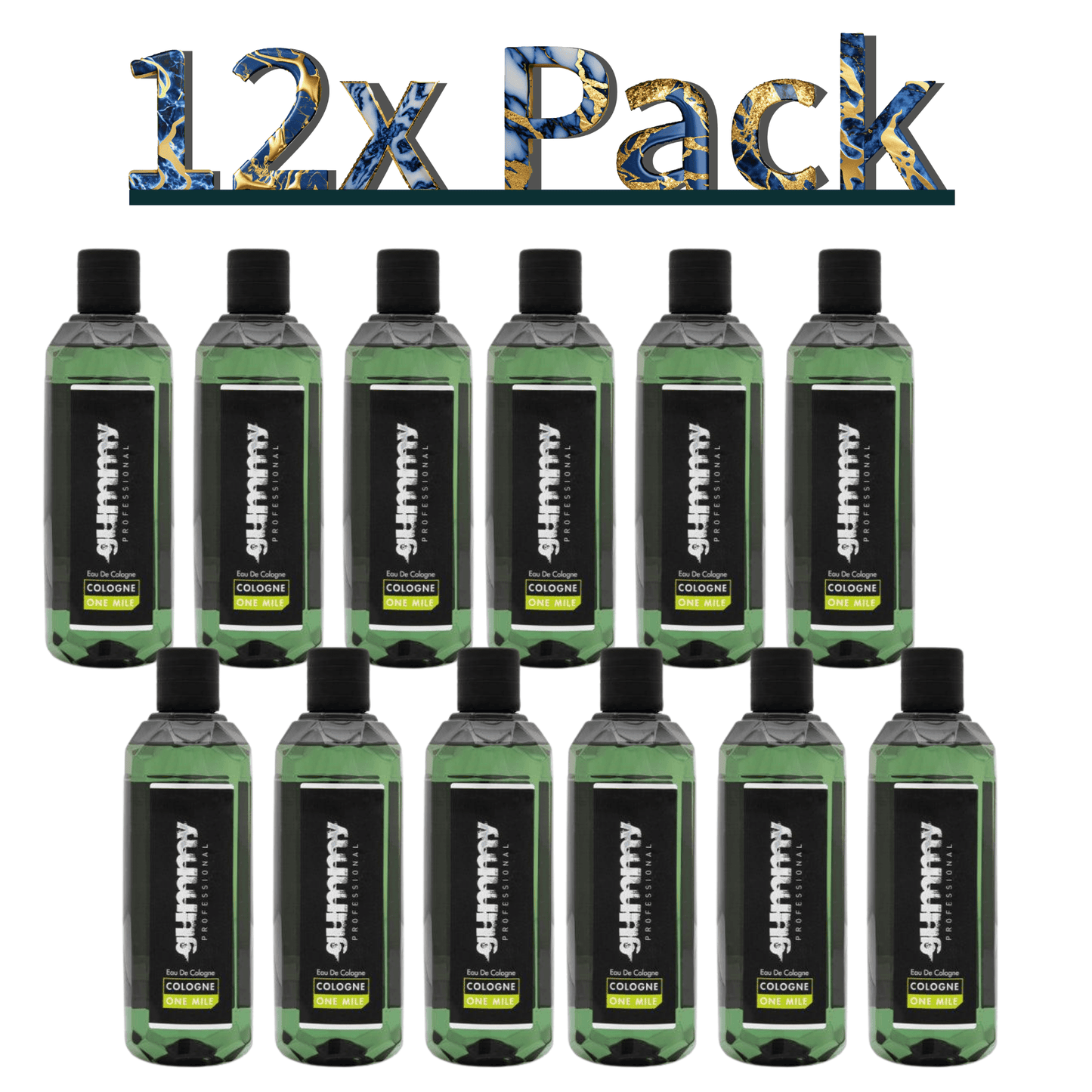 Gummy Aftershave Cologne 16.9 Oz - One Mile Multipack