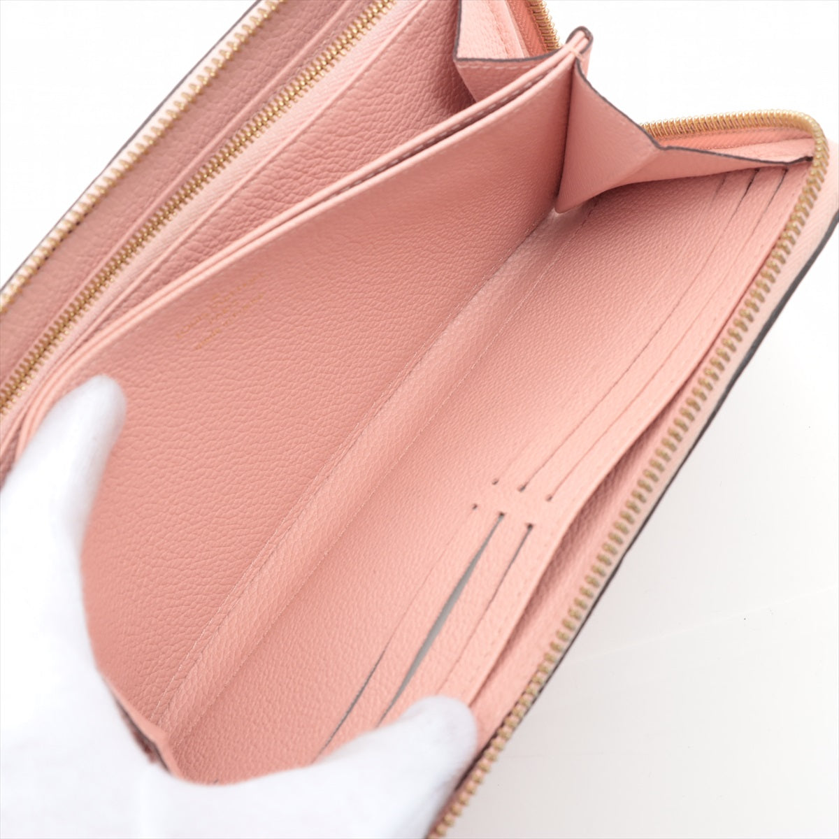 Louis Vuitton Empreinte Zippy Wallet Rose Ballerine