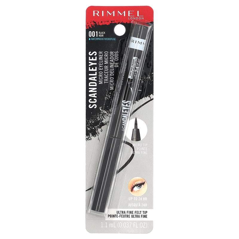 RIMMEL LONDON Scandaleyes Waterproof Micro Eyeliner