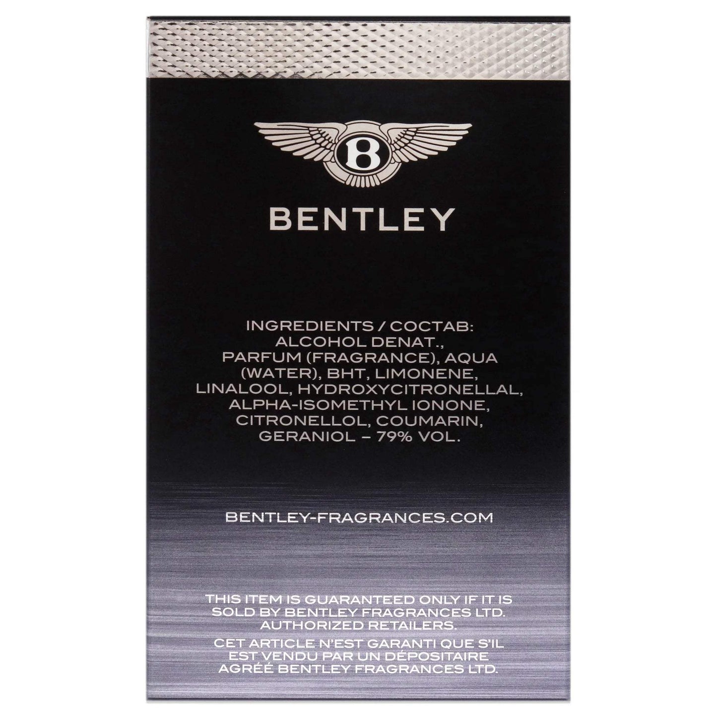 Bentley Black Edition by Bentley for Men - 3.4 oz EDP Spray