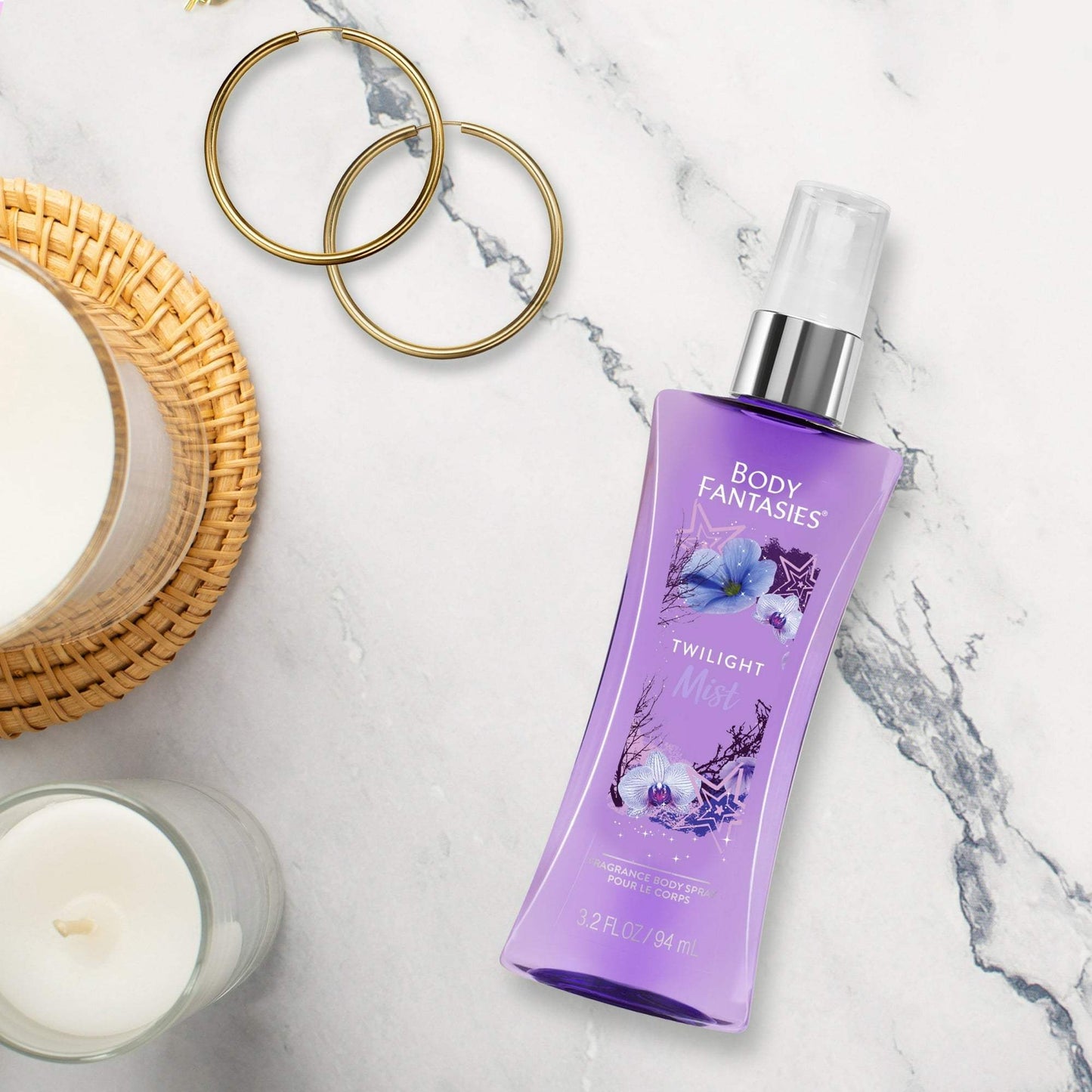 Signature Twilight Mist Fragrance Body Spray by Body Fantasies for Women - 8 oz Body Spray