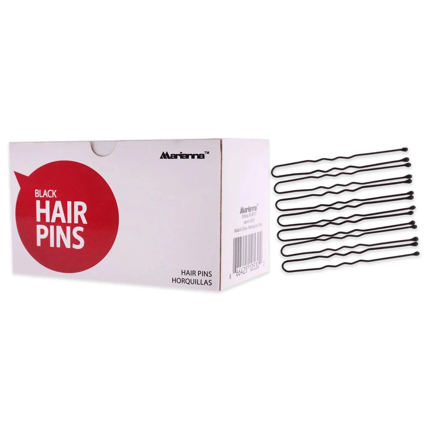 Pro Basic Hair Pins - Black by Marianna for Women - 1 lb Hair Clips