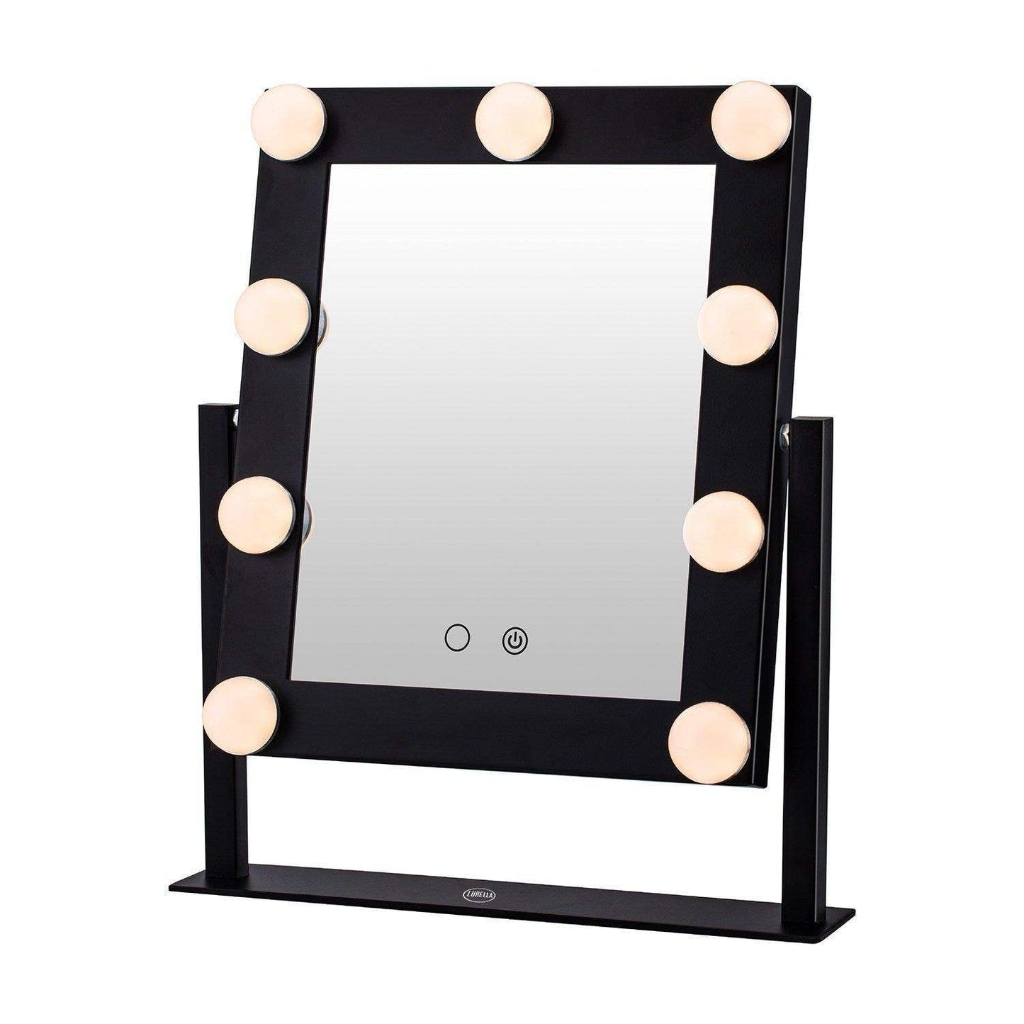 9 Bulb Vanity Mirror - Jet Black - BarberSets