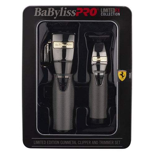 BaBylissPRO Boost FX Limited Edition Black Clipper, Trimmer & Charging Bases