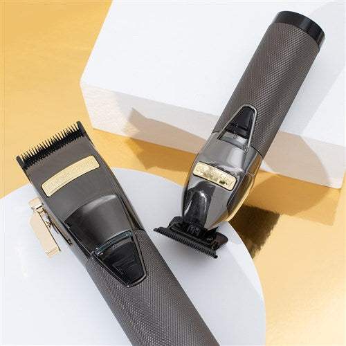 BaBylissPRO Boost FX Limited Edition Black Clipper, Trimmer & Charging Bases