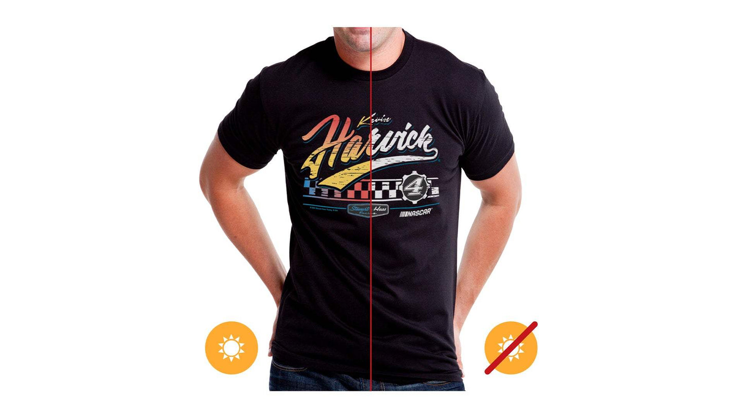 NASCAR Mens Classic Crew Tee - Kevin Harvick - 3 Black by DelSol for Men - 1 Pc T-Shirt (XL)