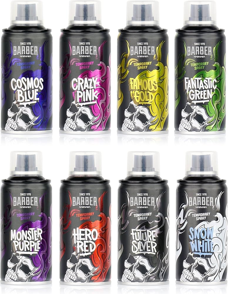 Marmara Barber Hair Color Spray - Fantastic Green 5.07 oz