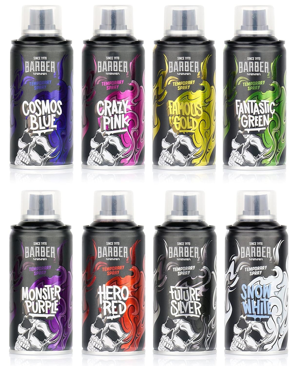 Marmara Barber Hair Color Spray Crazy Pink 6x Pack
