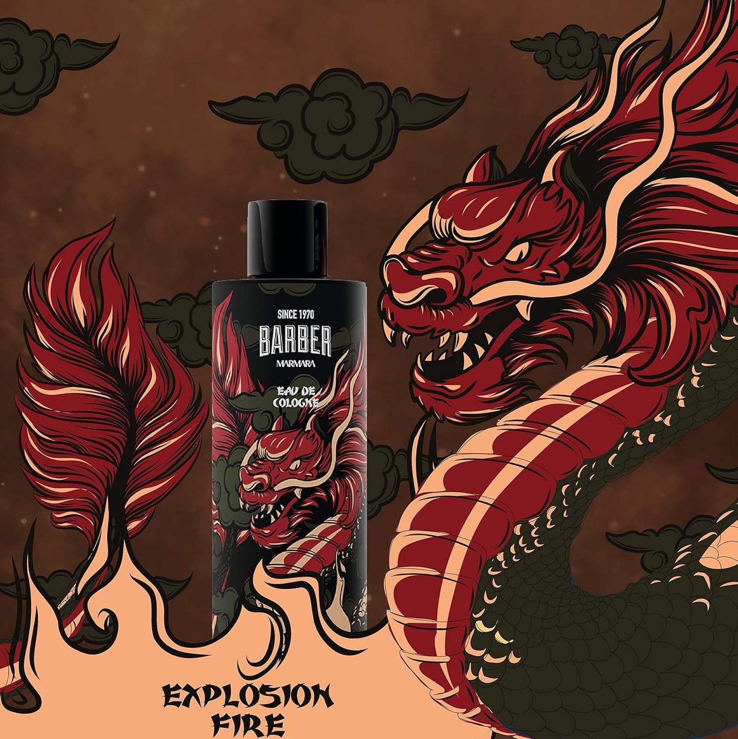 Marmara Barber Cologne 16.9 Oz Explosive Fire BC-500-DRG