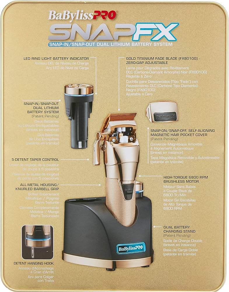 BabylissPro SnapFx Gold Limited Edition