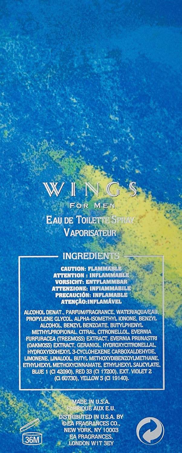 Wings by Giorgio Beverly Hills for Men - 3.4 oz EDT Spray