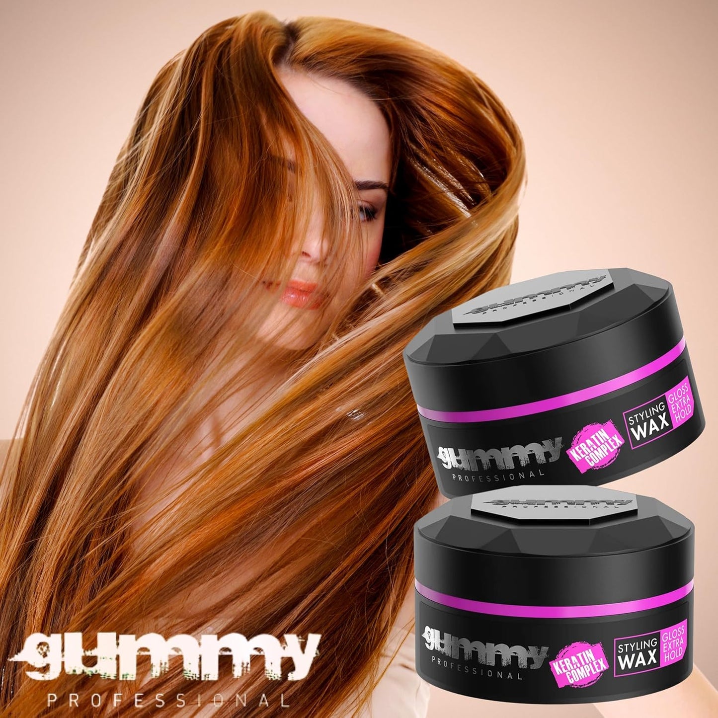 Gummy Styling Wax Extra Gloss 5 oz - Multipack