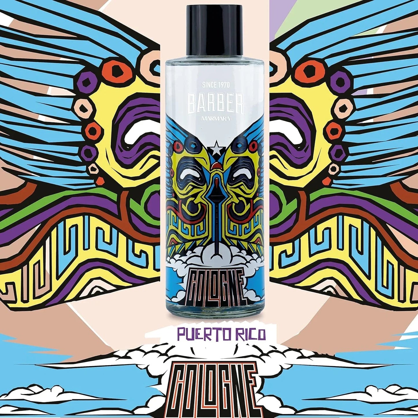 Marmara Barber Aftershave Cologne Puerto Rico 500ml / 16.9 oz Multipack