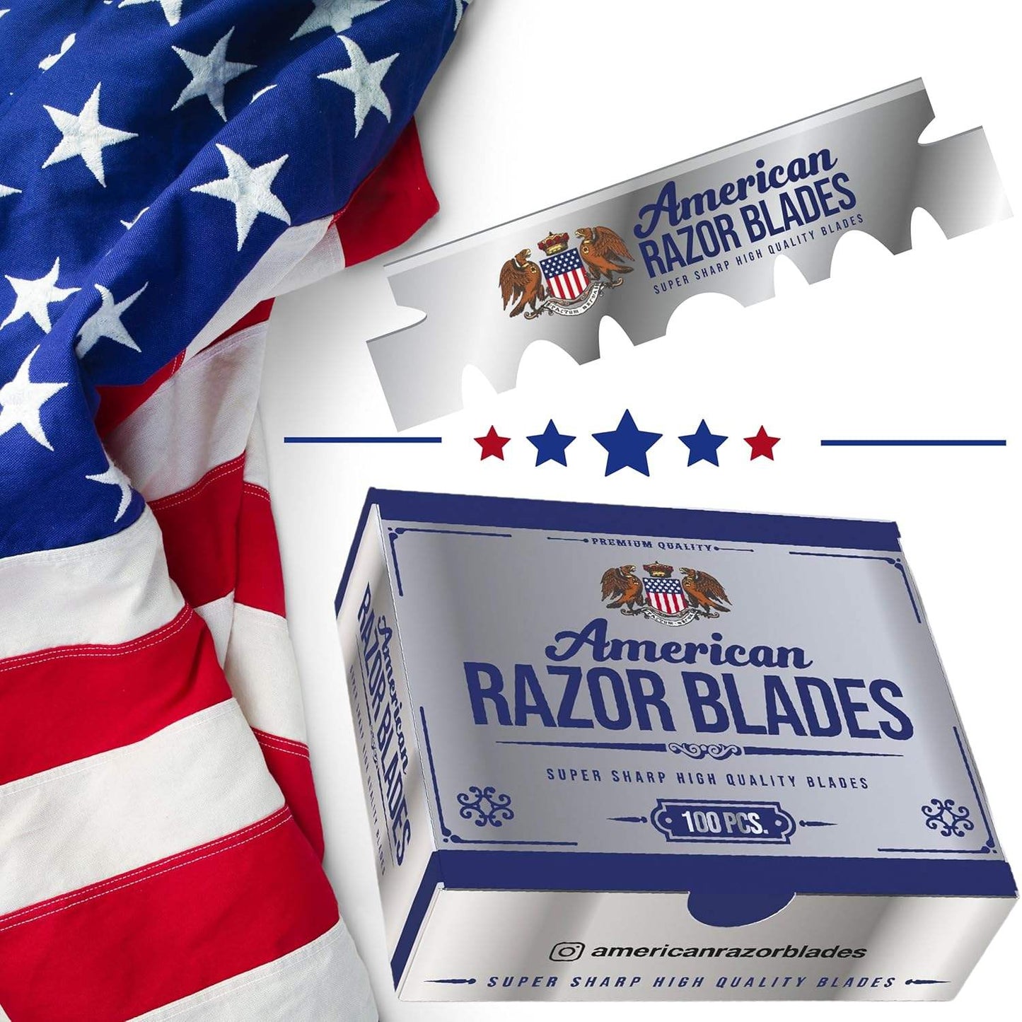 American Razor Blades from The Shave Factory - Single Edge Razor Blades