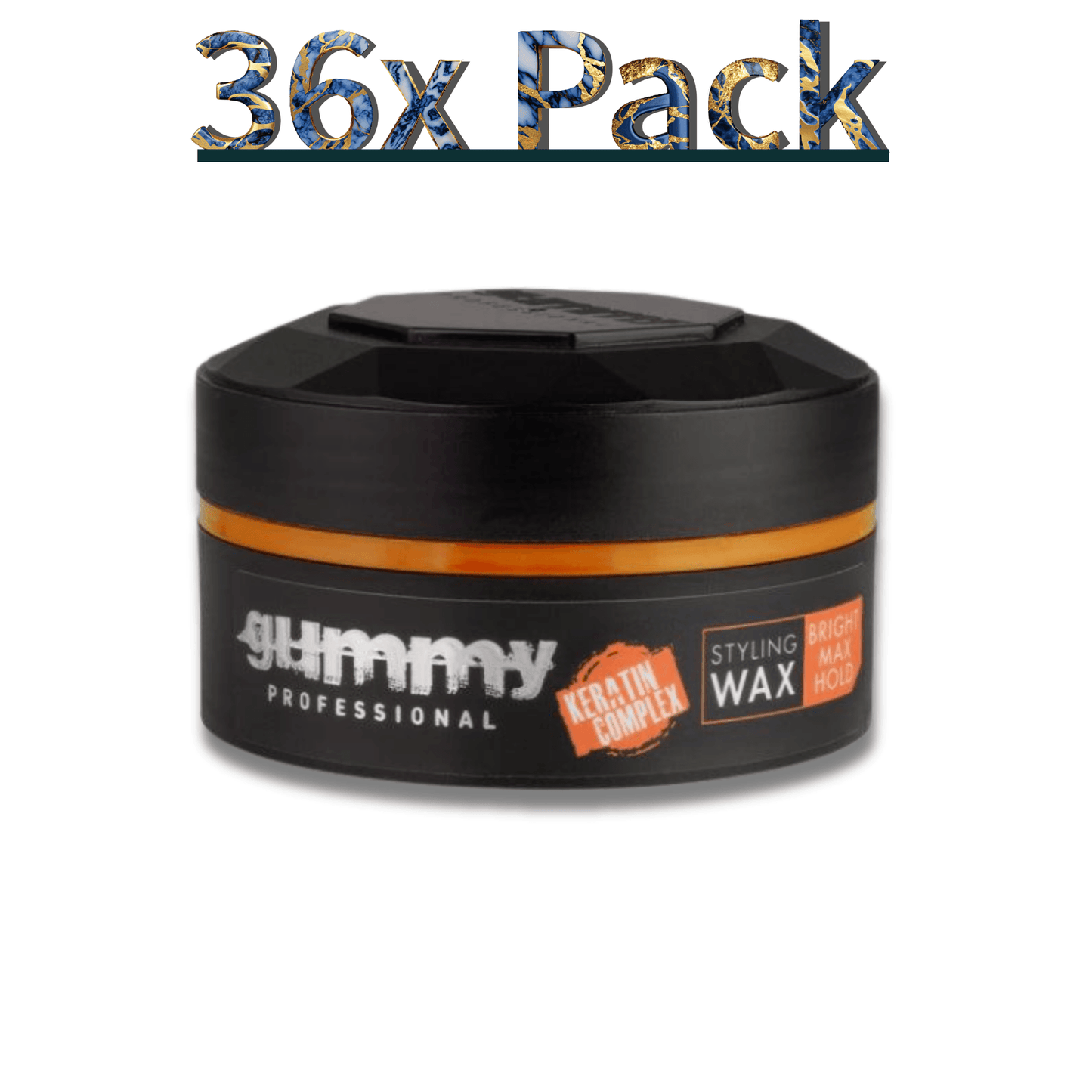 Gummy Hair Styling Wax Bright Finish Multipack