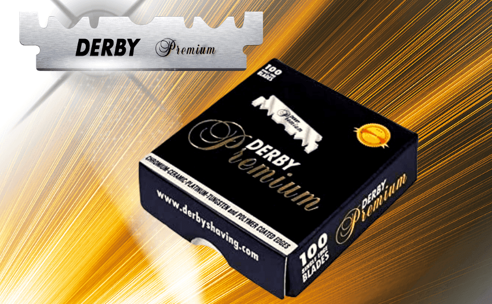 Derby Single Edge Razor Blades 100 Pcs - Premium DE-D116-PRE - BarberSets