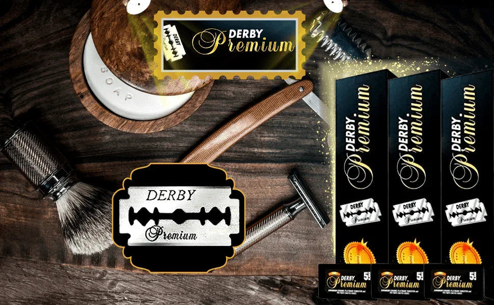 Derby Premium Double Edge Razor Blades 100ct - PREMIUM - BarberSets