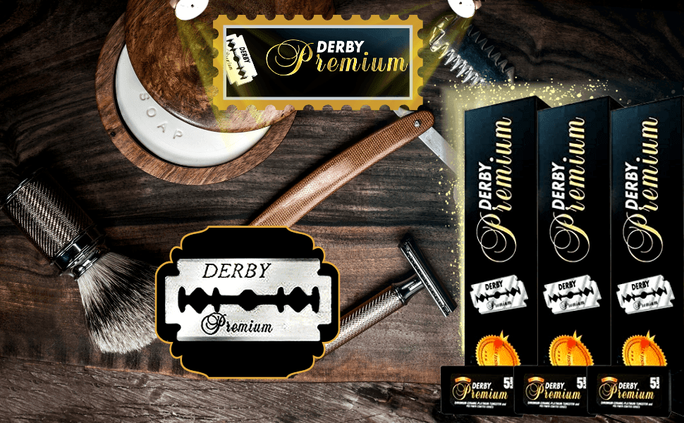 Derby Premium Double Edge Razor Blades 100ct - PREMIUM - BarberSets