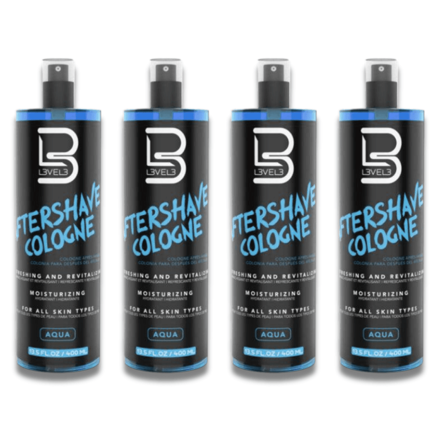 Level3 Lv3 - Aftershave Cologne 13.5 Oz Aqua - BarberSets