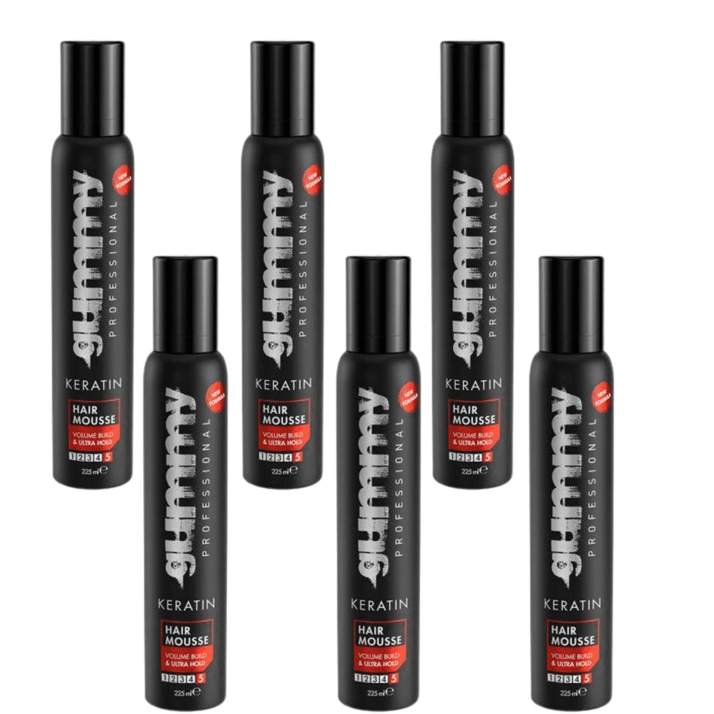 Gummy Hair Spray 411ml / 13.9 oz Multipack