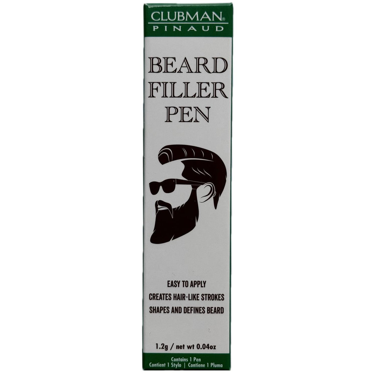 Clubman Beard Filler Pen Brown Brown 0.04oz