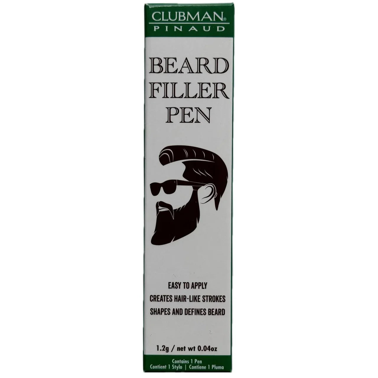 Clubman Beard Filler Pen Brown Brown 1ml / 0.04 oz
