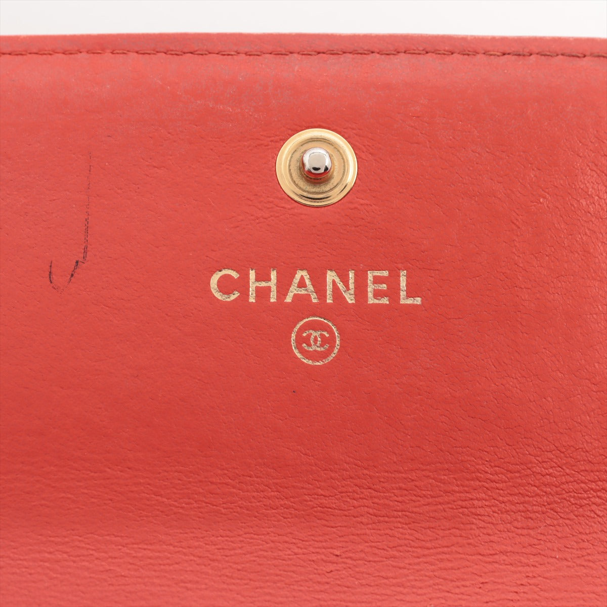 Chanel Boy Matelasse Lambskin Long Wallet Red
