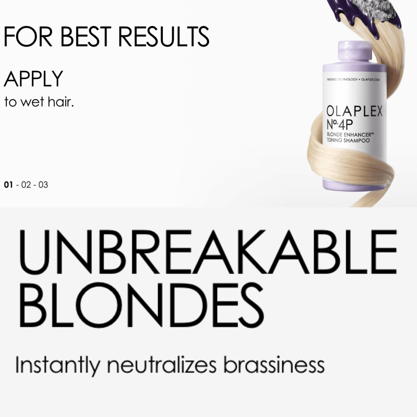 Olaplex No. 4P Blonde Enhancing 8.5 Oz